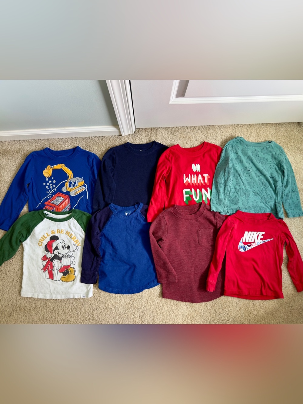 The Children's Place/Gap/Primary/Nike Long Sleeve Bundle